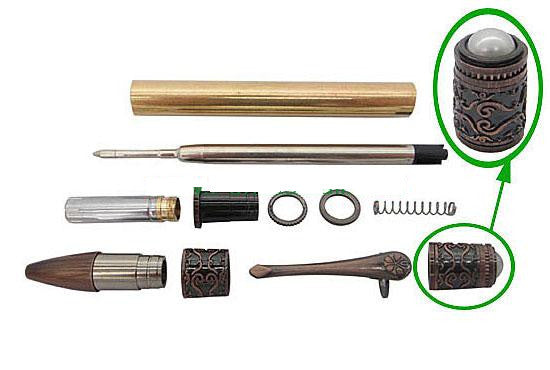 Templar Knight Christian Warrior - Gothic Twist Pen Kit Bundle