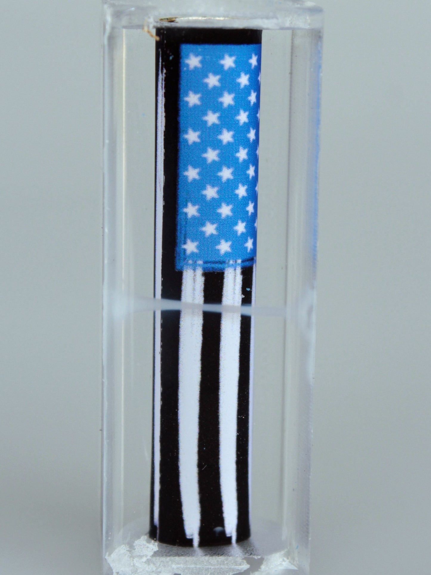 Thin Blue Line Pen Blank Combo – Police Flag Resin Cast for Bolt Action Kit