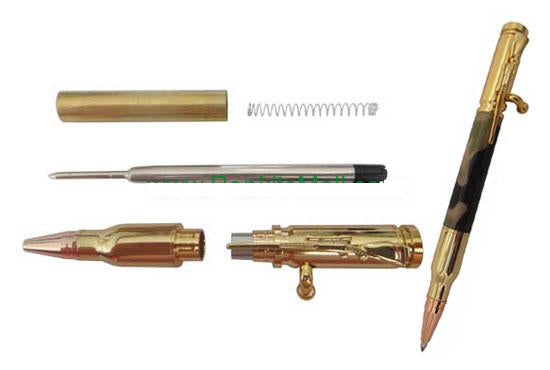 Bolt Action Pen Kit Gold Plating