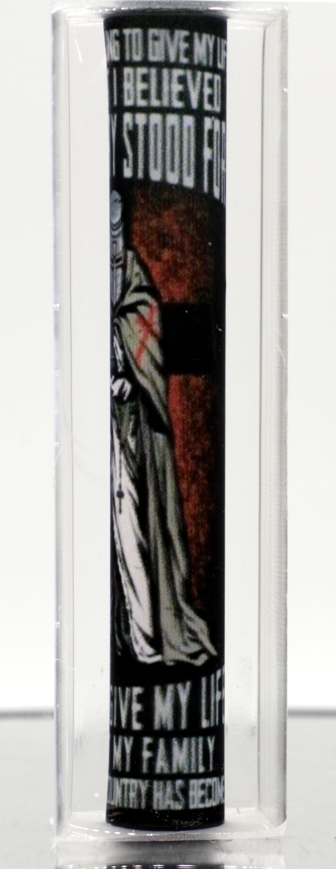 Templar Knight Pen Blank Christian Warrior Protect Family Cast Tube In - Great Gift
