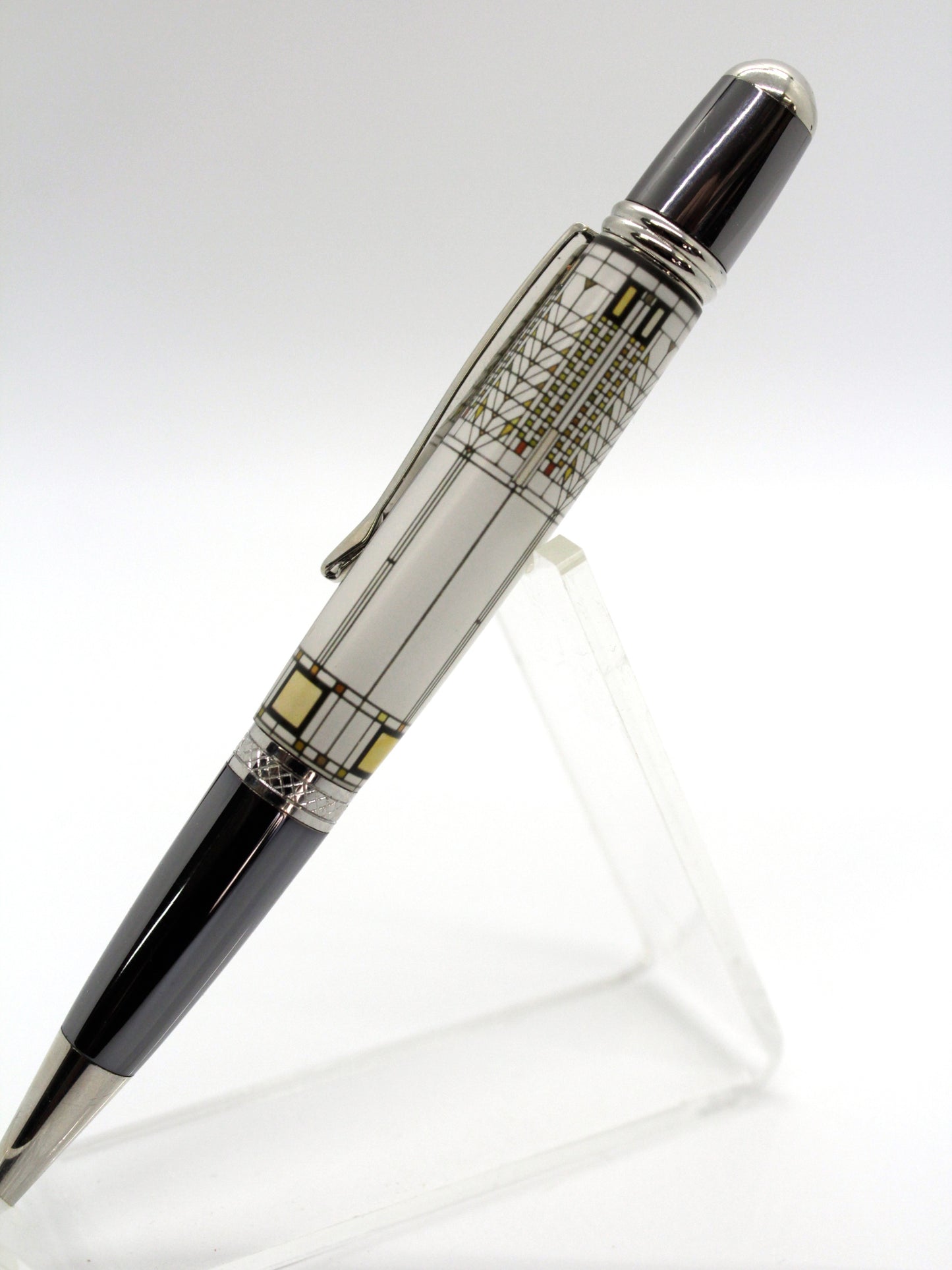 Classic Ballpoint Twist Pen Kit - Platinum-Black Titanium