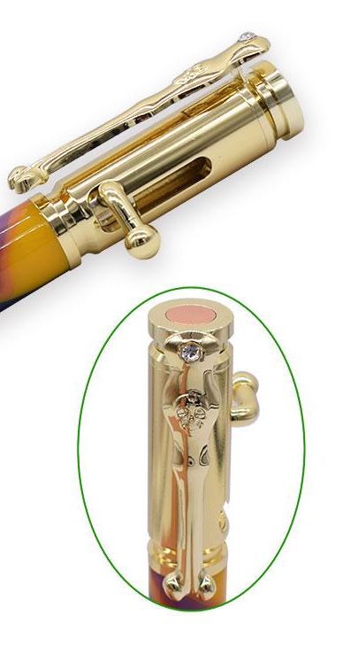 Pirate Bolt Action Pen kit - Gold