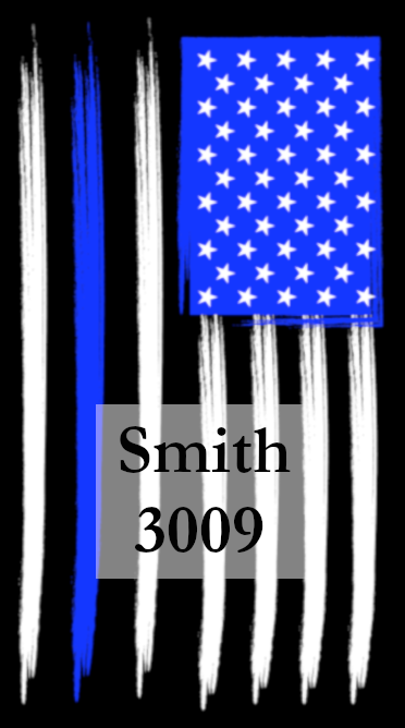 Thin Blue Line Pen Blank Combo – Police Flag Resin Cast for Bolt Action Kit