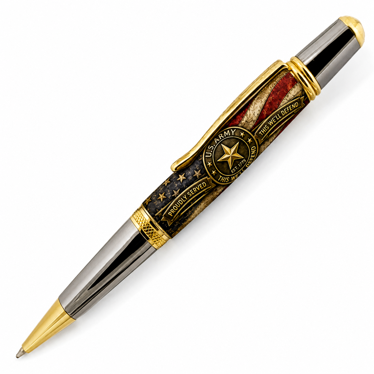 US Army Tribute Pen Blanks