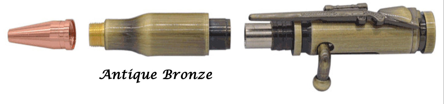 Betsy Ross Grunge Flag Gadsden Snake - 2nd Amendment Text Cast Tube In for Bolt Action Pen Kit Bundle