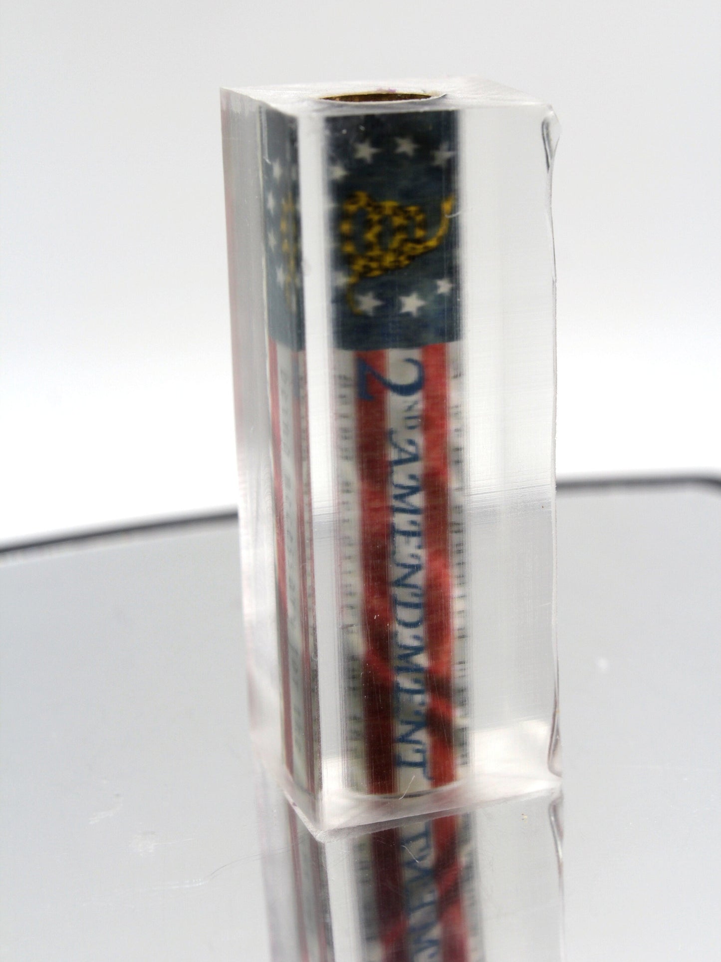 Betsy Ross Grunge Flag Gadsden Snake - 2nd Amendment Text Cast Tube In for Bolt Action Pen Kit Bundle