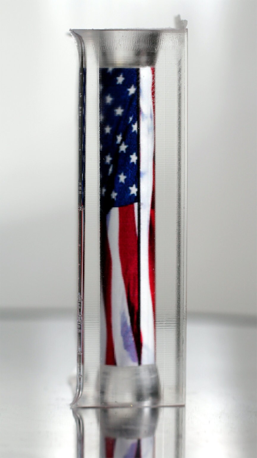 USMC Emblem Vet Old Glory Pen Blank and Pen Kit Combos - Licensed