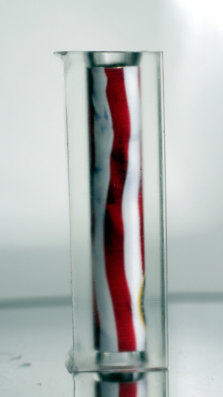 Honor a US Navy Veteran Pen Blank Old Glory and Navy Emblem - Licensed