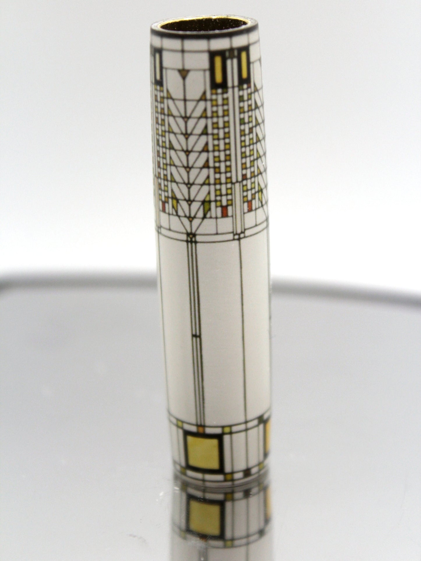 Frank Lloyd Wright - Tree of Life Stained Glass from Darwin D. Martin House Resin Cast Pen Blank for Classic Sierra Style Pen Kits