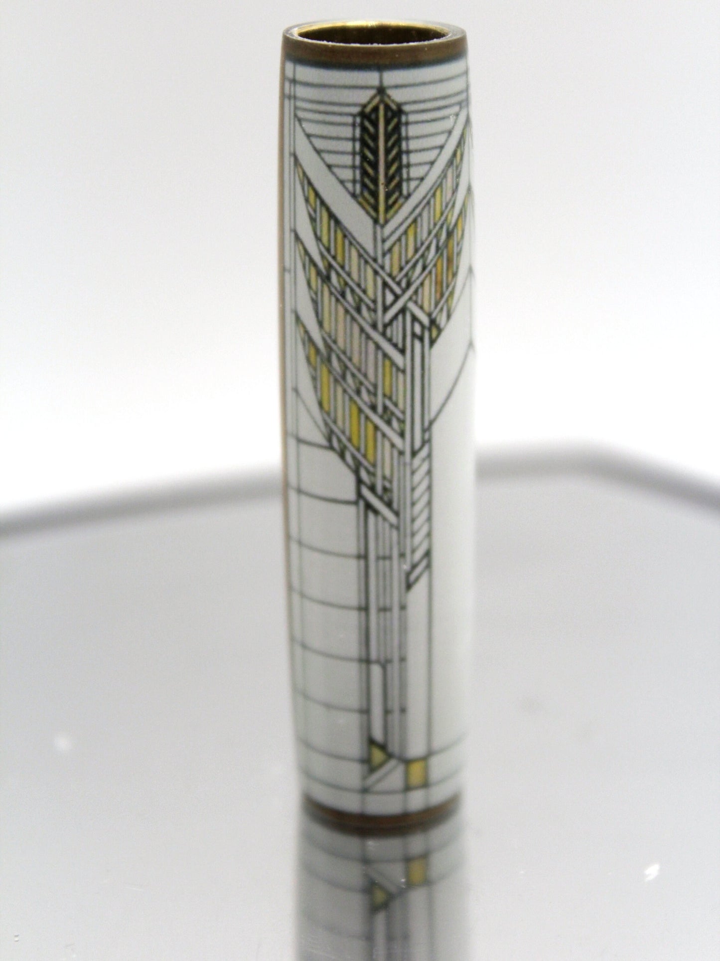 Frank Lloyd Wright - Sheaves of Wheat Stained Glass from Darwin D. Martin House Resin Cast Pen Blank for Classic Sierra Style Pen Kits