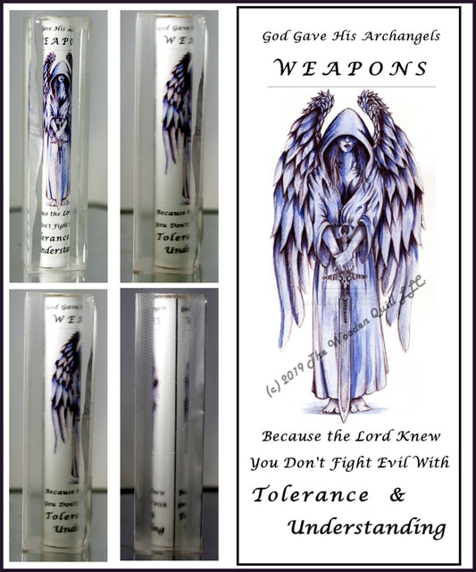 Resin Cast Pen Blank Archangel Why God Gave Them Weapons