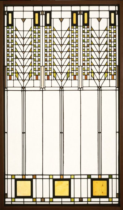 Frank Lloyd Wright - Tree of Life Stained Glass from Darwin D. Martin House Resin Cast Pen Blank for Classic Sierra Style Pen Kits
