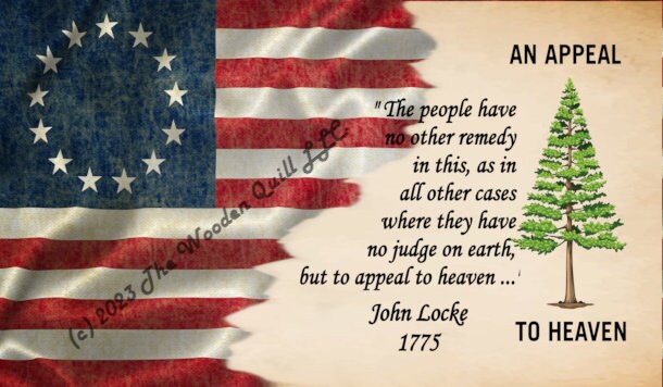 Bolt Action-John Locke-Pine Tree Flag - Pen Blank Betsy Ross Flag - An Appeal To Heaven