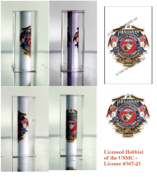 USMC Emblem Custom Decal - Bolt Action Style Blank - License #367-23