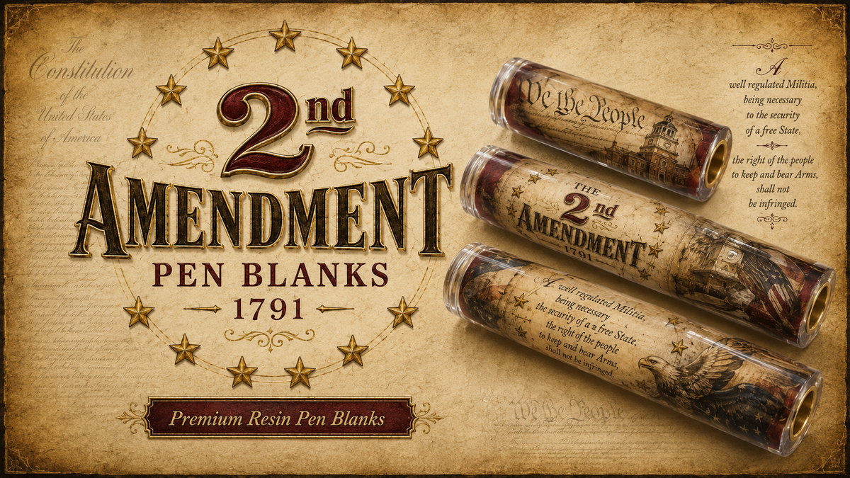 2nd Amendment Pen Blanks