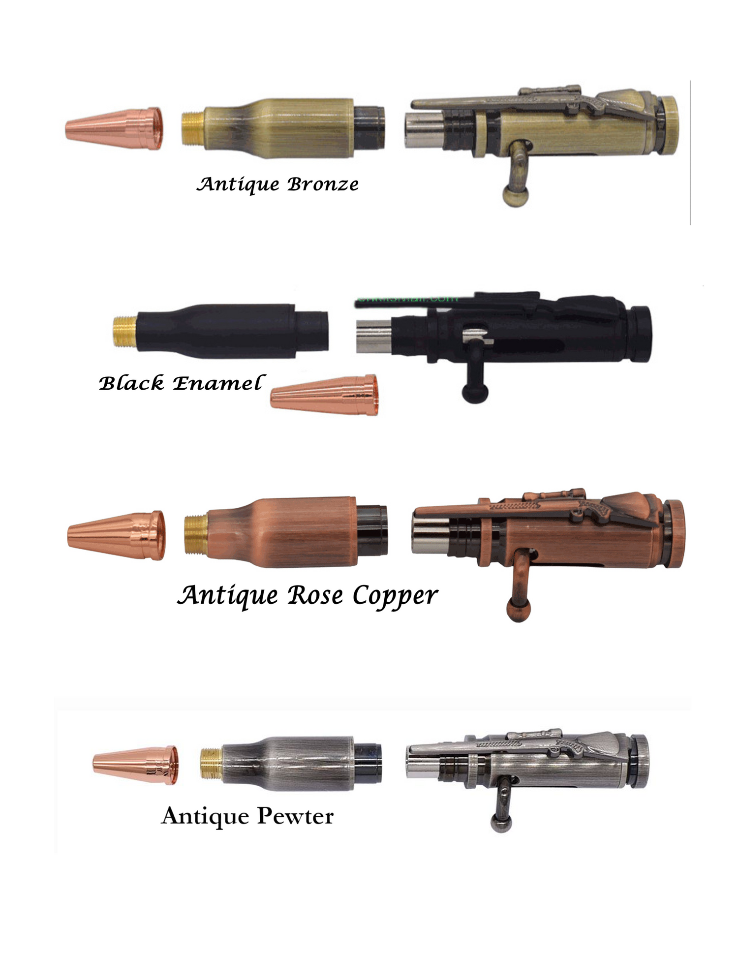 Bolt Action Pen Kits
