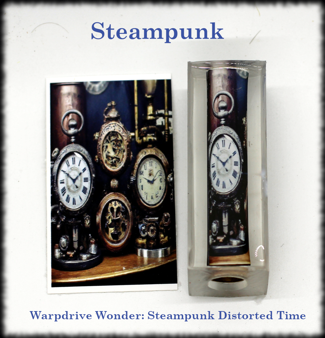 Warpdrive Wonder: Steampunk Distorted Time Pen Blank