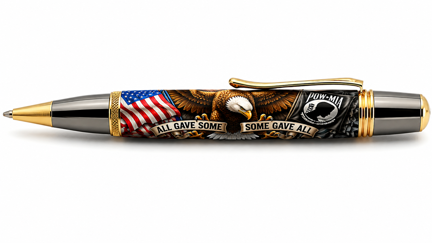 All Gave Some — Some Gave All Military Tribute Pen Blank