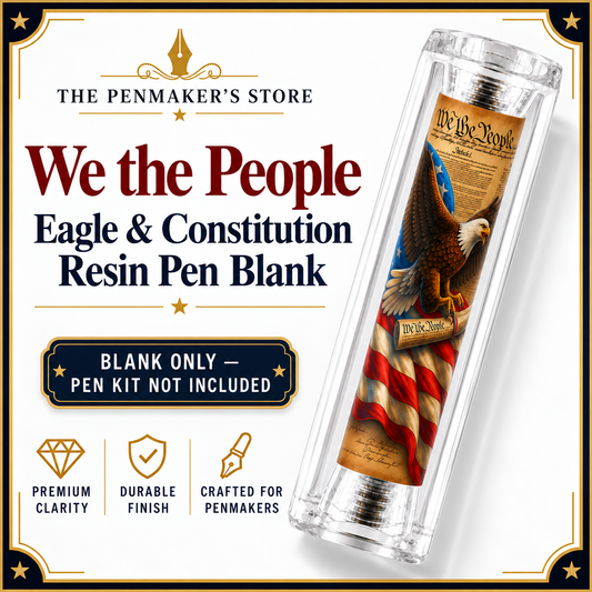 We the People American Heritage Resin Pen Blank