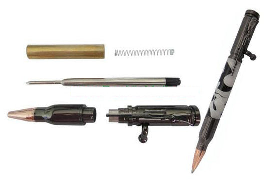 Bolt Action Pen Kit Gunmetal Plating