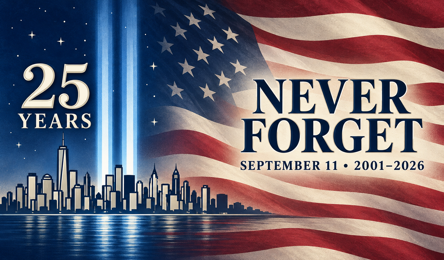 September 11 Memorial Pen Blank — 25 Years of Remembrance