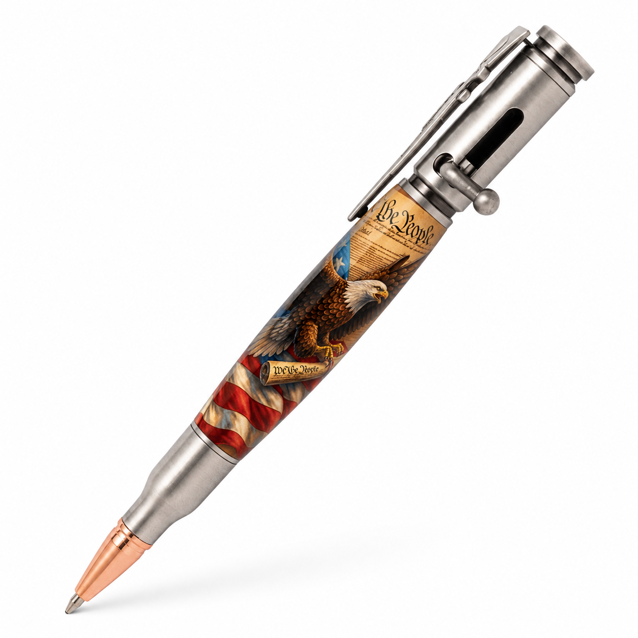 We the People American Heritage Resin Pen Blank