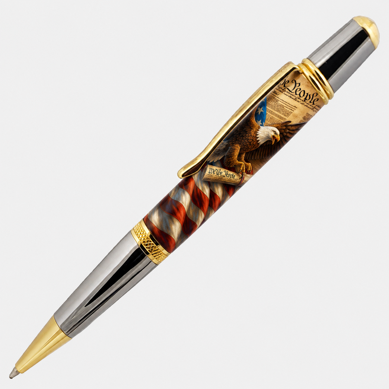We the People American Heritage Resin Pen Blank