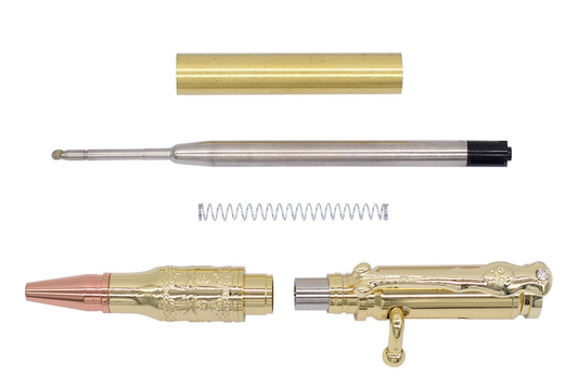 Pirate Bolt Action Pen kit - Gold