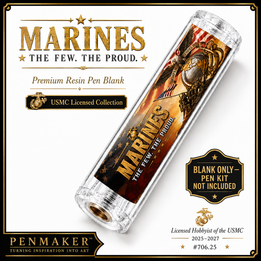 USMC Iwo Jima Marine Corps Tribute premium resin pen blank