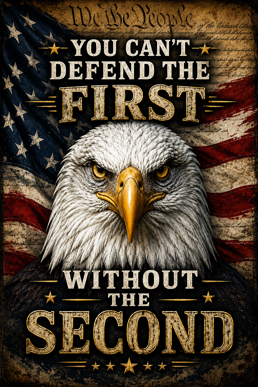 You Can’t Defend the 1st Without the 2nd artwork