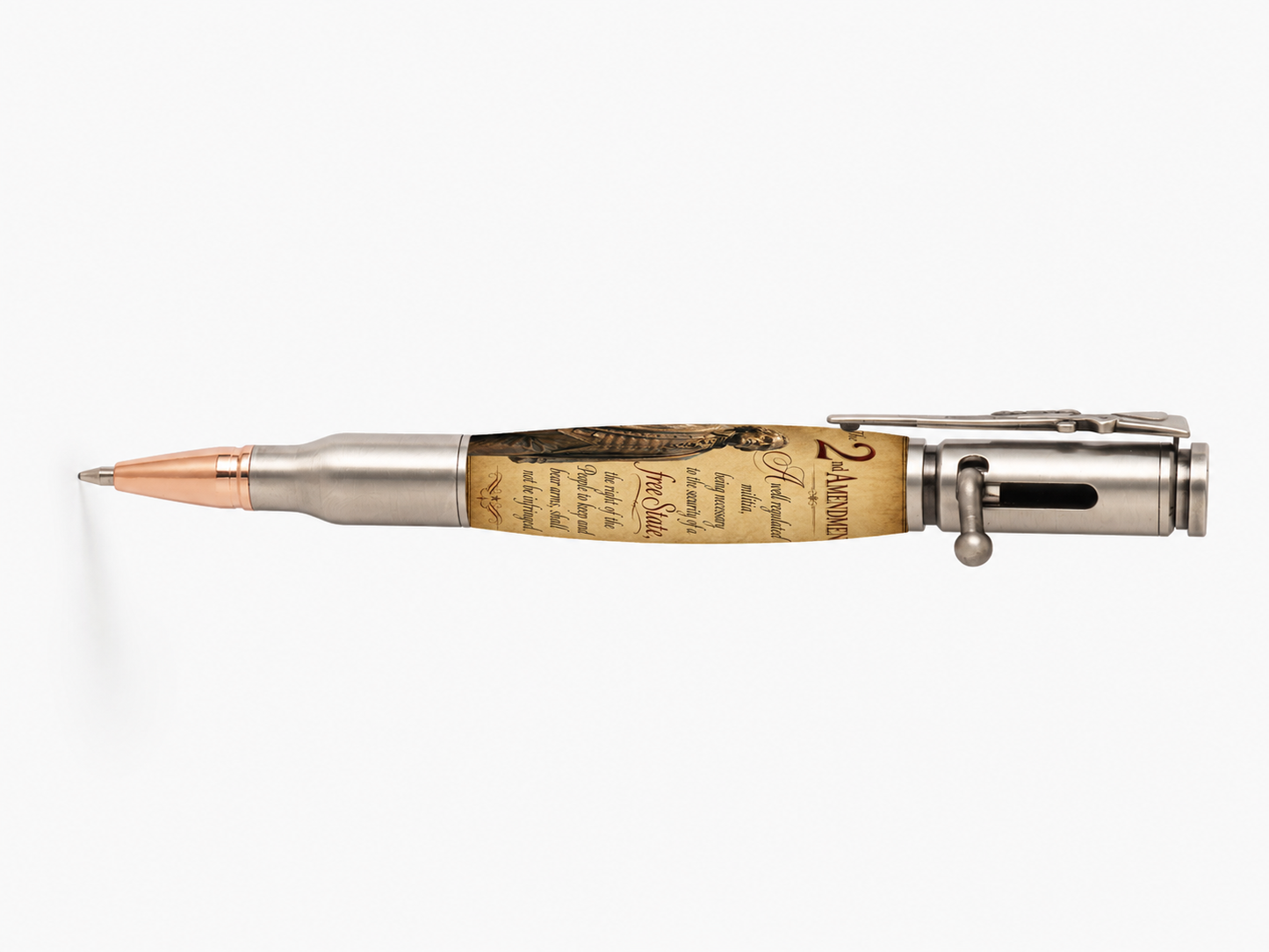 Thomas Jefferson 2nd Amendment Bolt Action pen example