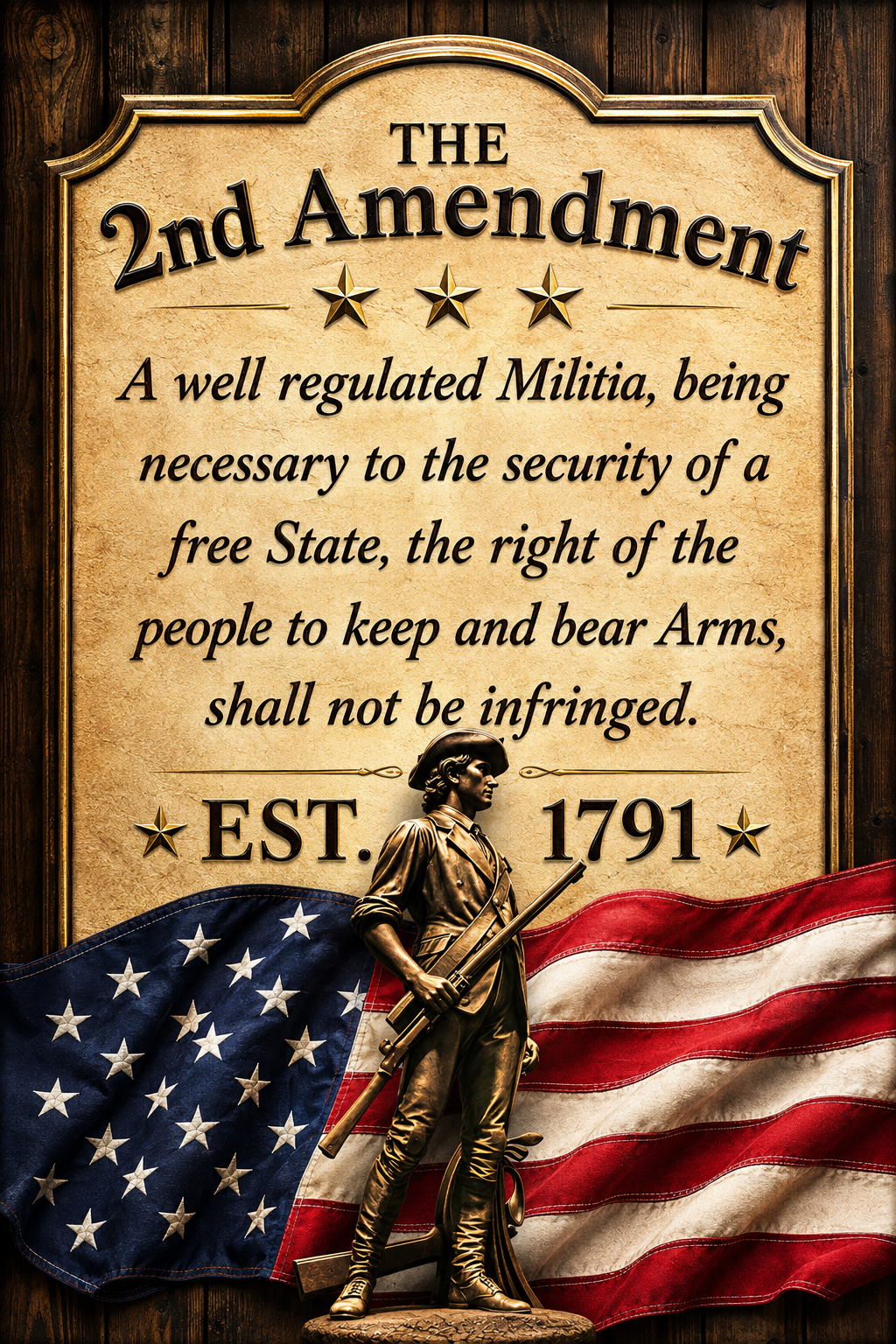 2nd Amendment Continental Soldier artwork
