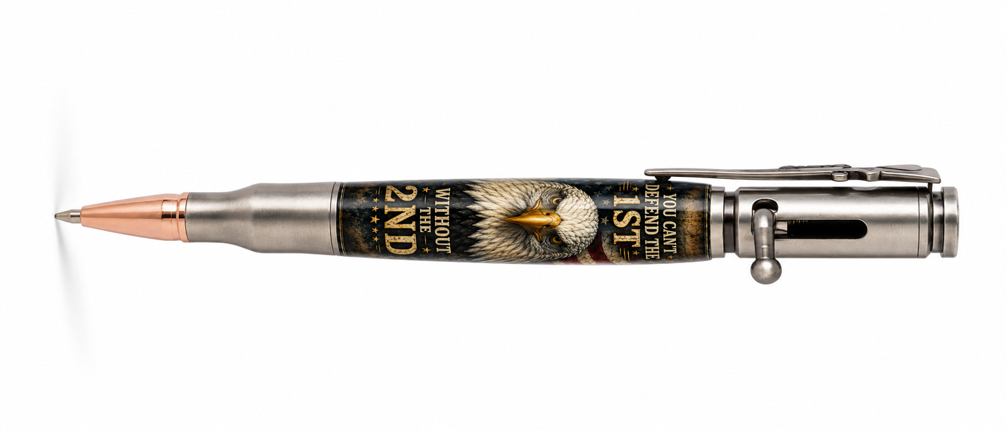 2nd Amendment eagle blank for Bolt Action pen