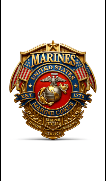 Updated and Enhanced USMC Emblem Custom Decal - Bolt Action Style Blank