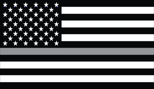 Thin Grey Line-US Flag-Bolt Pen Blank