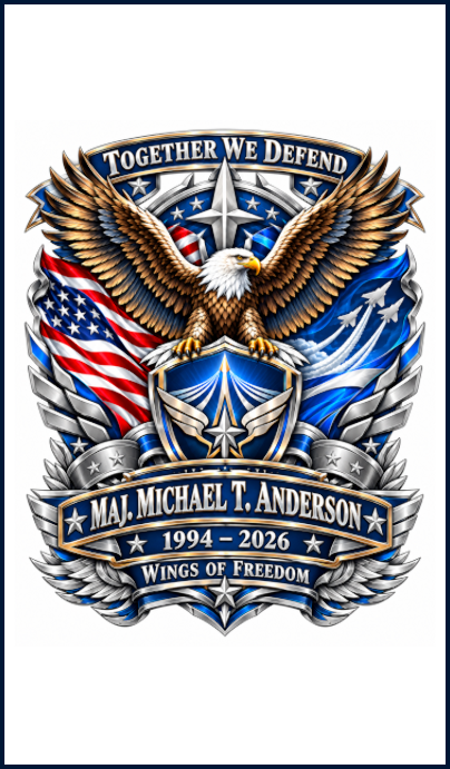 Personalized US Air Force Wings of Freedom resin pen blank
