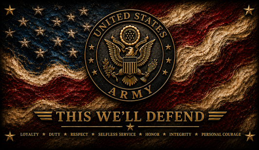 US Army Tribute Pen Blanks
