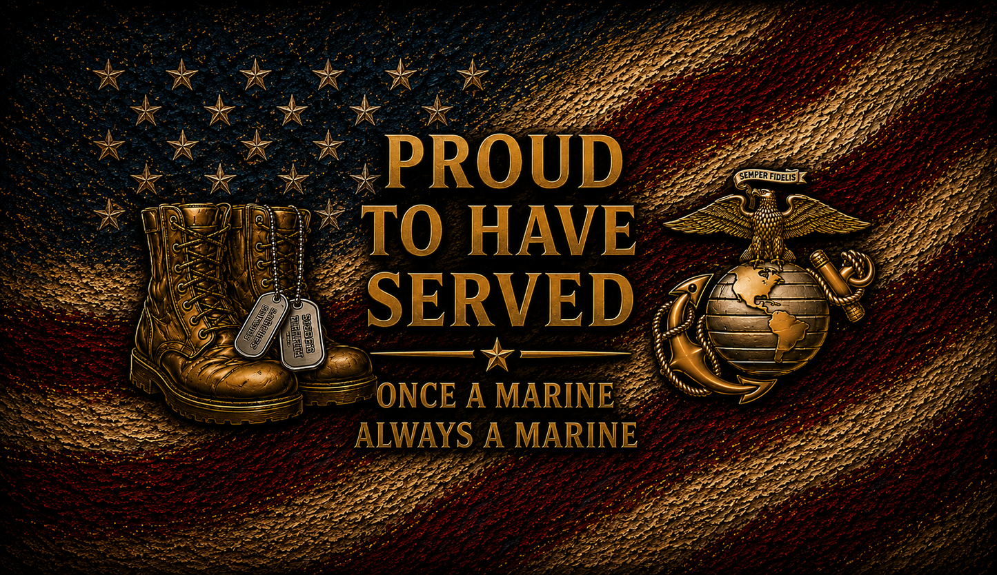USMC Tribute Pen Blanks – Marine Corps Resin Cast Pen Blanks for Bolt Action or Sierra Kits