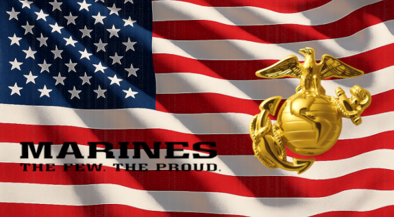 USMC Pen Blank Eagle Globe and Anchor Old Glory Bolt Action Style - License #706-25