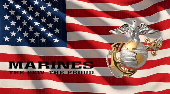 USMC Pen Blank Eagle Globe and Anchor Old Glory Bolt Action Style - License #706-25