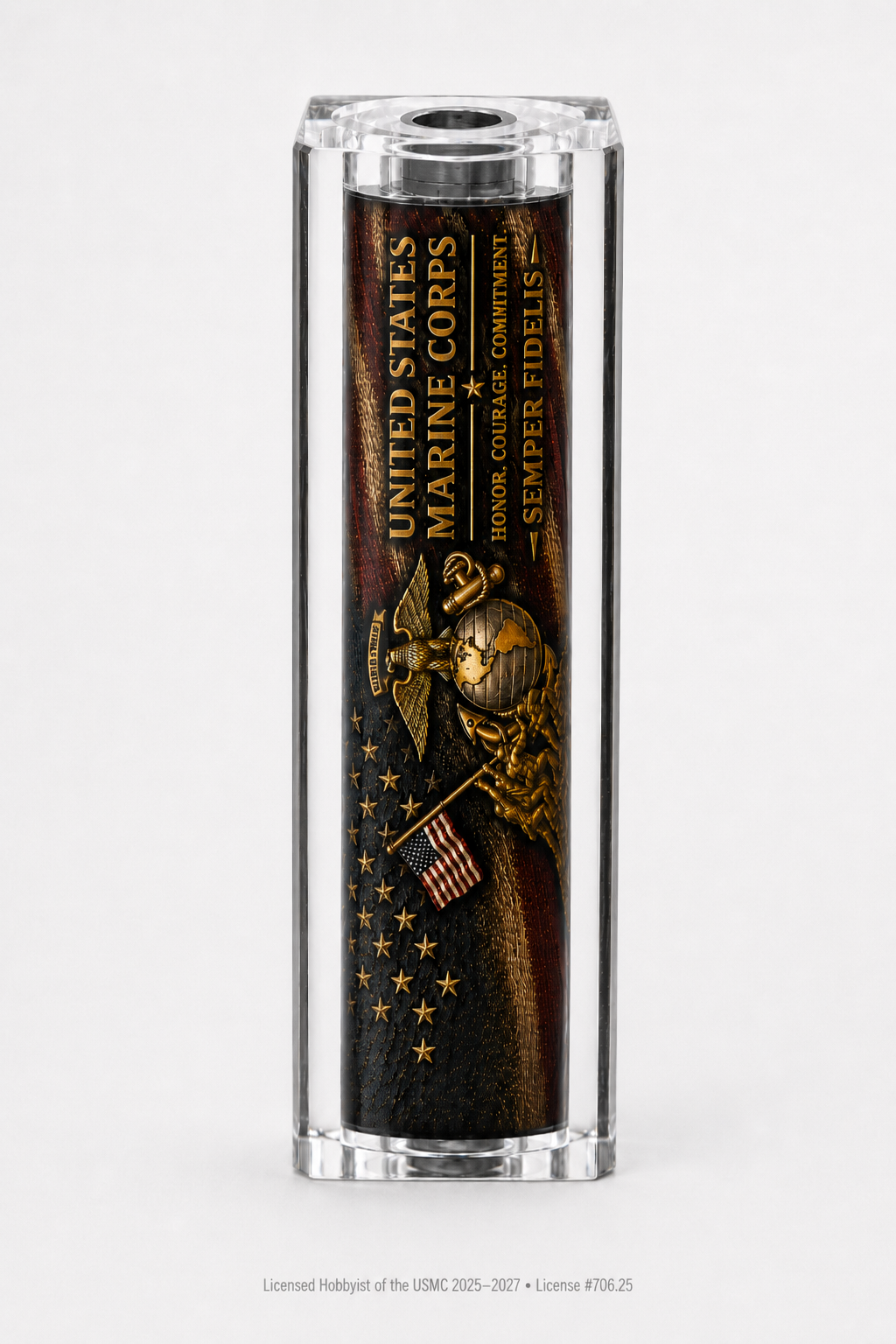 USMC Semper Fi Marine Corps tribute resin pen blank