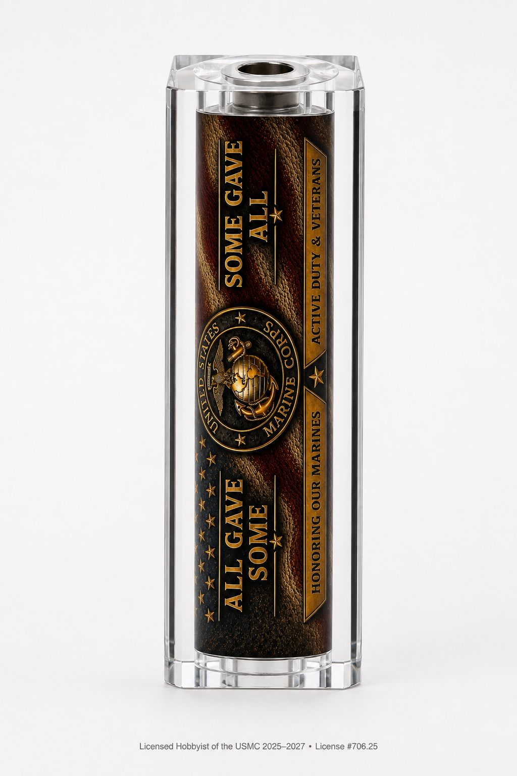 USMC Some Gave All Marine Corps tribute resin pen blank