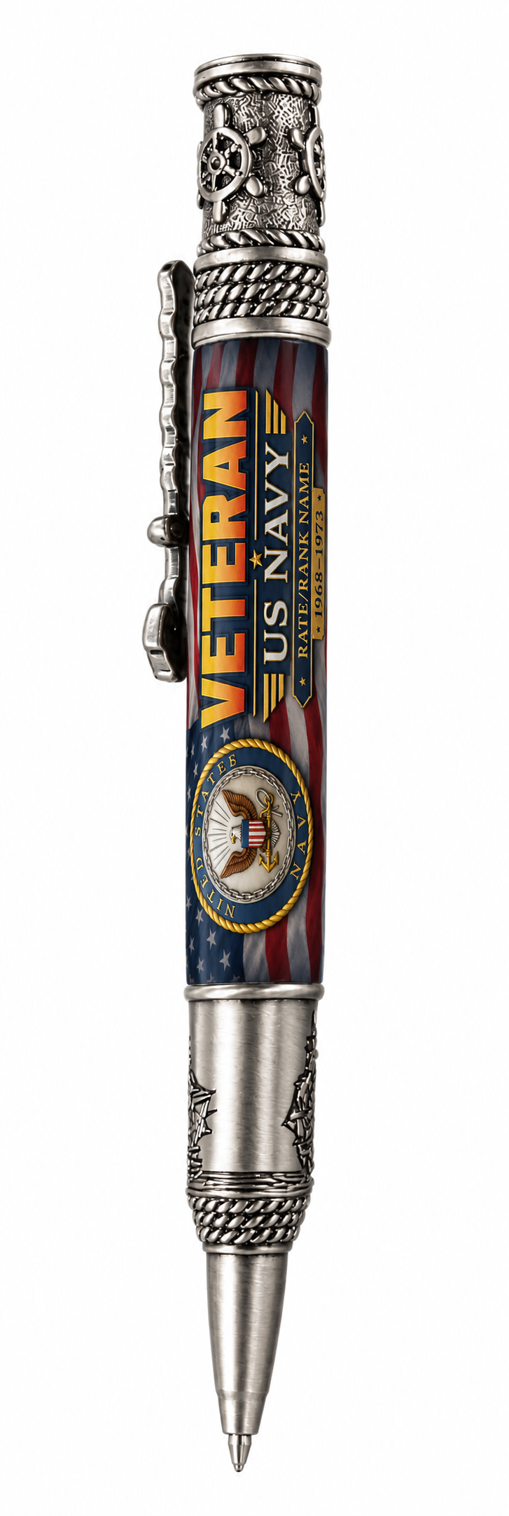 US Navy Veteran Custom Sample  Artwork PSI Naut Pen Mock Up