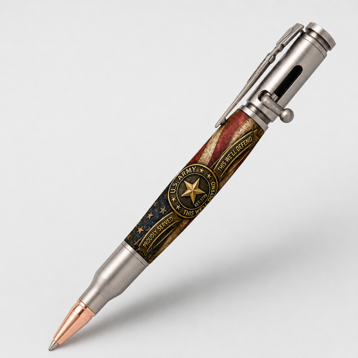 US Army Tribute Pen Blanks
