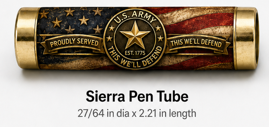 US Army Tribute Pen Blanks