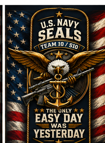 US Navy SEAL Team 10 tribute resin pen blank artwork