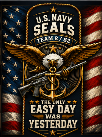 US Navy SEAL Team 2 tribute resin pen blank artwork