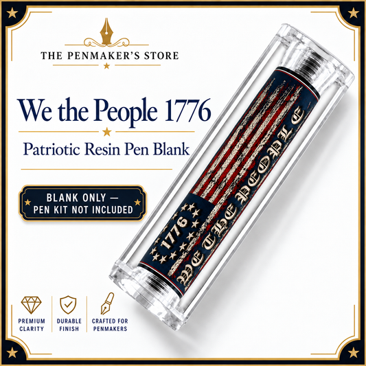 We the People 1776 American Flag Pen Blank