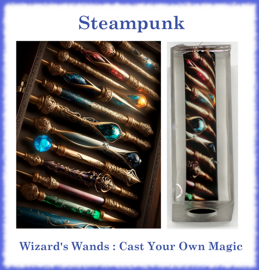 Wizard's Wands Steampunk Pen Blank: Cast Your Own Magic