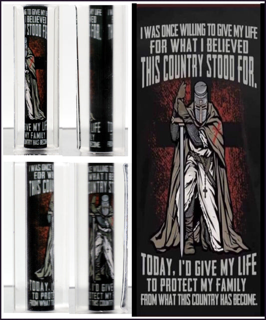 Templar Knight Christian Warrior - Gothic Twist Pen Kit Bundle